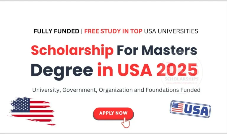 Fully Sponsored Master's Programs in the USA